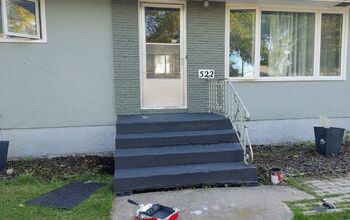 Front Step Makeover for Under $100