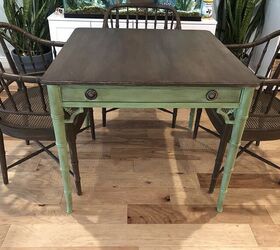 Tommy Bahama Style Card Table Makeover