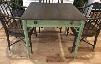 Tommy Bahama Style Card Table Makeover