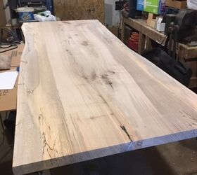 Spalted store maple table