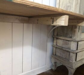 farmhouse floating desk