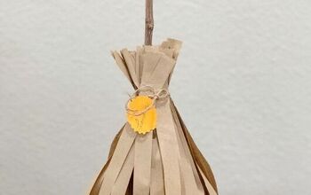 Witches Broom Halloween Candy Bag