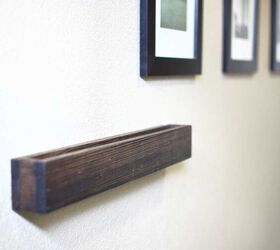 how to make and install a diy wooden towel bar