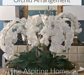 easy diy orchid arrangement