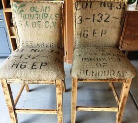 have you used burlap to upholster here is my first experience with it