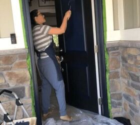 paint your front door in just an afternoon