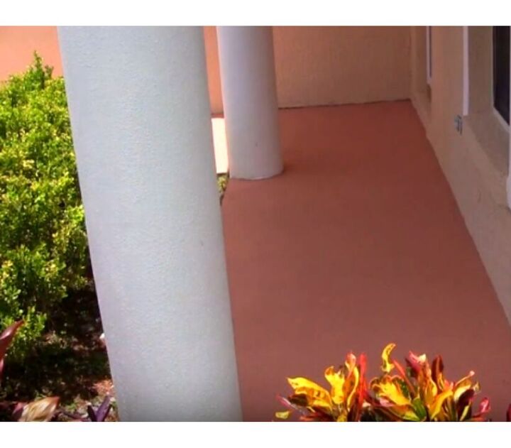 painting a concrete porch and walkway