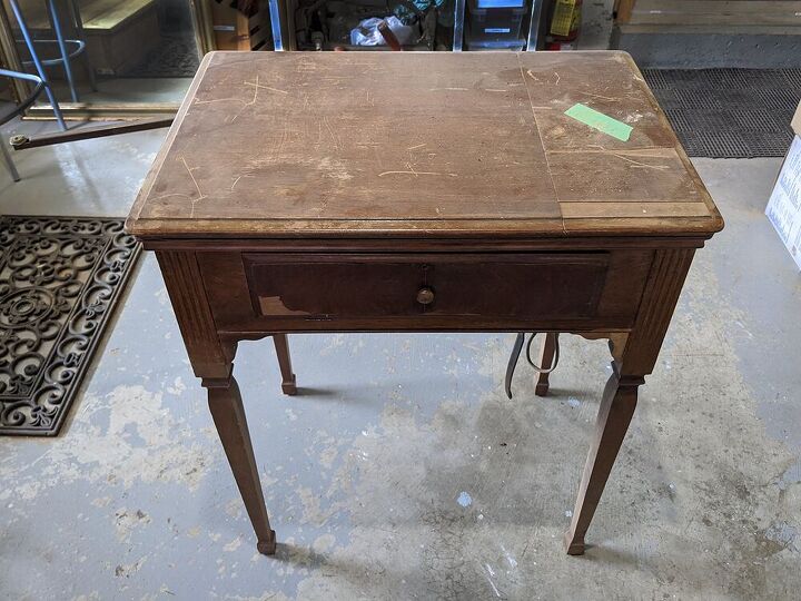 escritorio almacenamiento para un espacio pequeo, Armario de costura antiguo