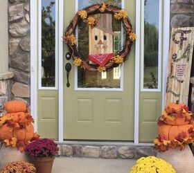 s the 10 cutest fall decorating ideas for 2020, Reversible Fall to Winter Wreath