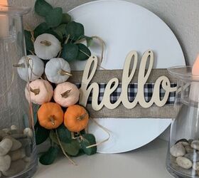 s the 10 cutest fall decorating ideas for 2020, Pizza Pan Wreath