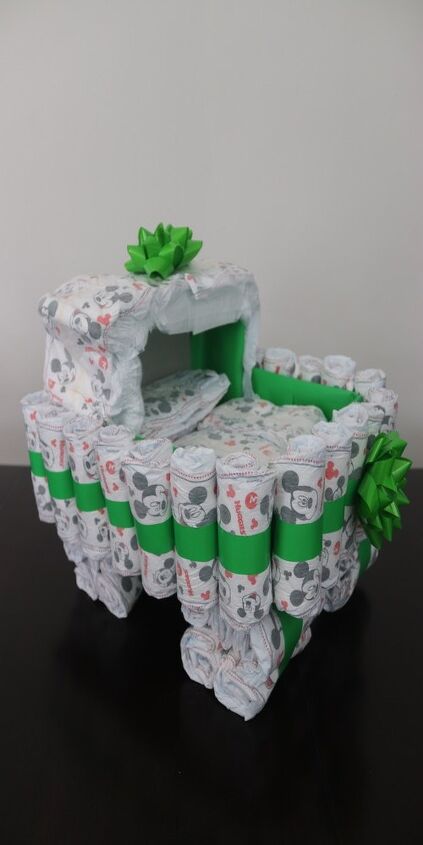 s 4 adorable cakes to celebrate any occasion, Stroller Diaper Cake