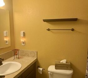 inexpensive bathroom re do in the colorado mountains