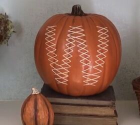 s the 10 cutest fall decorating ideas for 2020, Four Inexpensive No Carve Pumpkin Ideas
