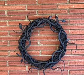 How to DIY a Slithering Snake Wreath