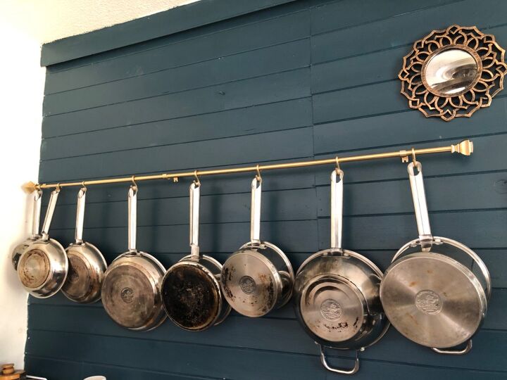 s 10 kitchen ideas you can diy on a tiny budget, DIY Pot Rack