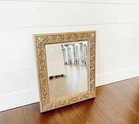 Cómo pintar y desvirtuar el marco de un espejo