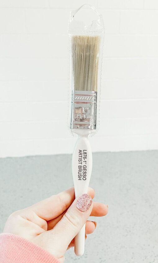 how to paint and distress a mirror frame, Here is the Paintbrush I used for this DIY