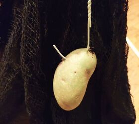 Make your porch look amazing for fall using a hanger & a potato