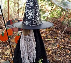 How to Make a Wizard-Inspired Tomato Cage Halloween Gnome