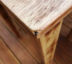 How to make your old, damaged table look designer