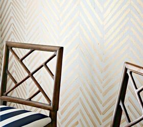 14 dramatic ways to upgrade boring walls, Get that funky wallpaper look for next to nothing