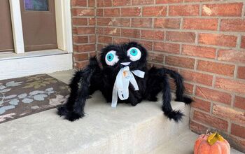  Aranha peluda de Halloween DIY