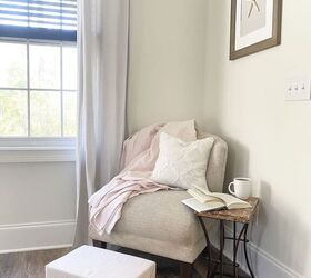 s 15 cozy home ideas to try this fall, Drop Cloth Footstool