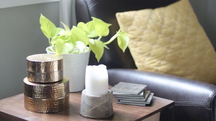 15 ideas acogedoras para el hogar que puedes probar este otoo, Mini Chimenea Reciclada