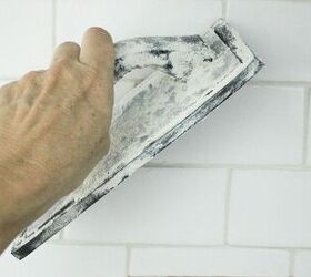 how to install subway tile backsplash in your laundry room