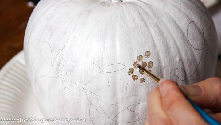 abboras pintadas ideias para uma bela mesa de outono