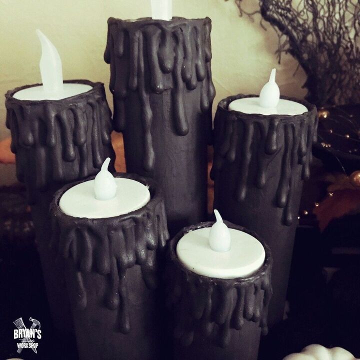 Easy Faux Candles! | Hometalk fake candles that look real