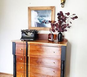 old dresser with a moder twist