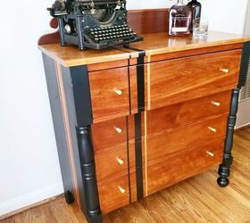 old dresser with a moder twist