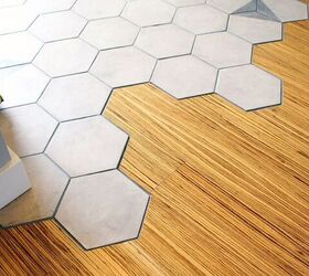 s 31 gorgeous ways to transform any room in your home, Go geometric with a hexagon tile floor