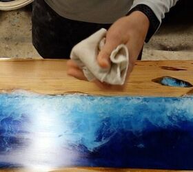 how to give epoxy a flat sheen