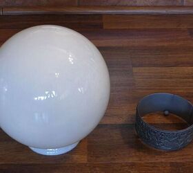 The super cool way to use an old globe light in your decor