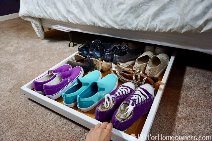 25 trucos de almacenaje que salvarn tu cordura, Almacenamiento de zapatos debajo de la cama