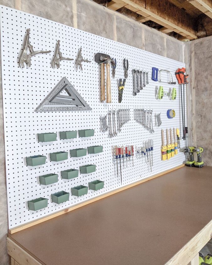 s 25 must try storage tricks that ll save your sanity, Beat workshop chaos with a meticulously organized pegboard