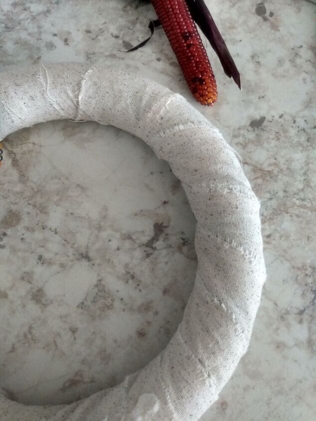 diy indian corn wreath