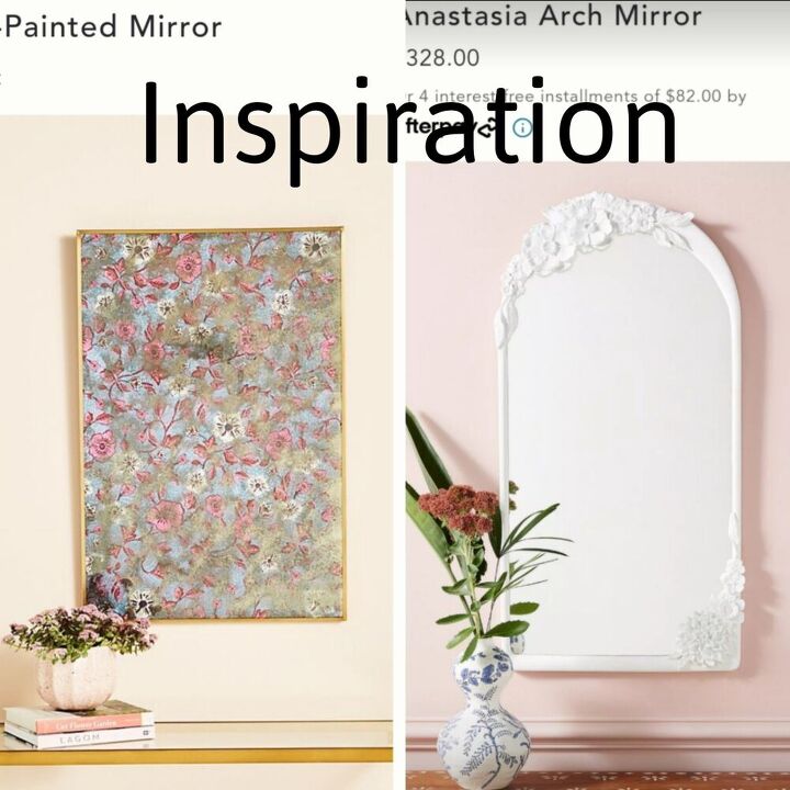 diy anthropologie inspired mirror using redesign with prima products
