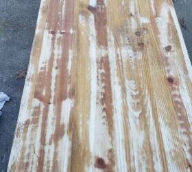 how do i fix an uneven sanding and bleaching result on pine