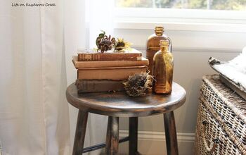 How to Make a Farmhouse Style Wooden Stool With an Antique Patina
