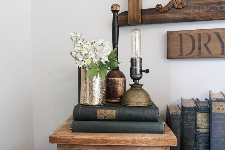 how to take a vintage oil can and make a unique desk lamp