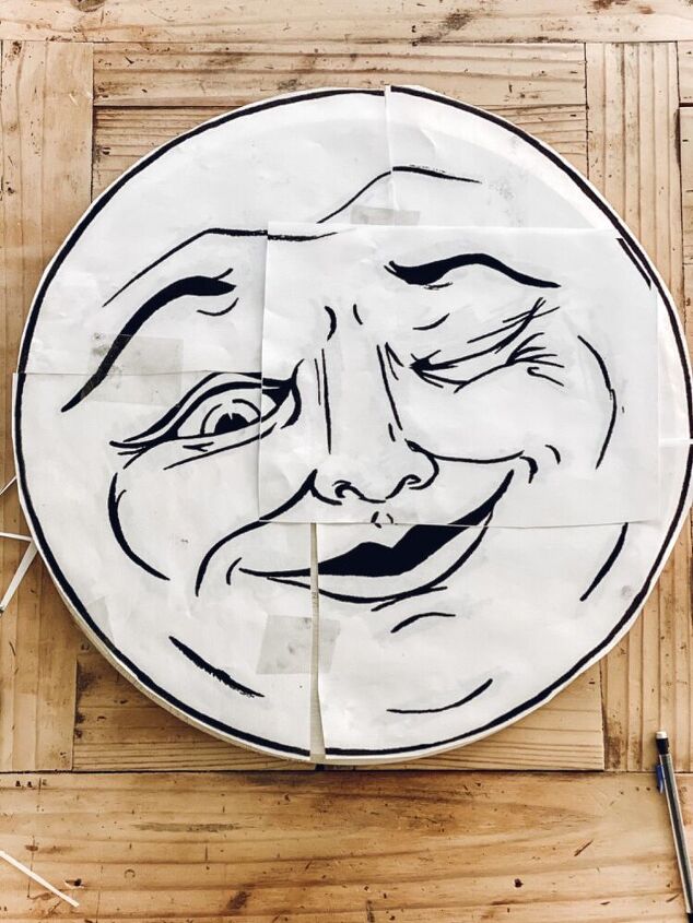diy man in the moon sign