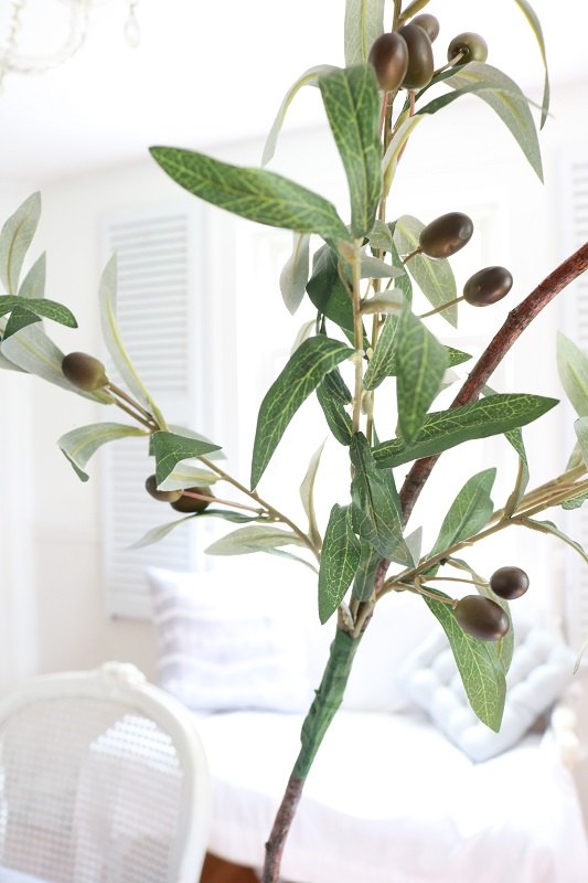diy faux olive topiary