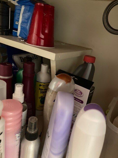 q what to do with these base cabinet shelves