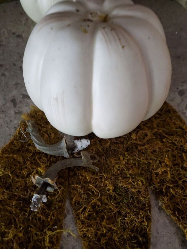 diy moss pumpkin
