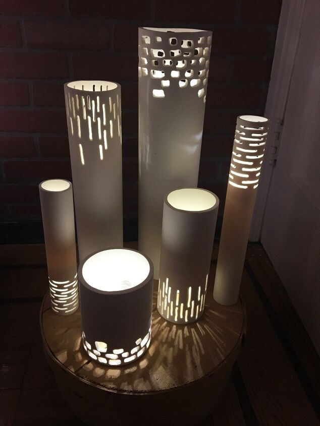 19 ideas de iluminacin que darn a tu hogar un clido resplandor, Luces de tubos de PVC
