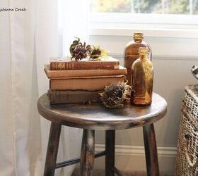 10 beautiful ways to make new things look vintage, Give an average kitchen stool an antique patina makeover