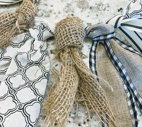 how to make an easy burlap ribbon garland with scraps